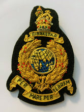 Load image into Gallery viewer, The Corps of Royal Marines Bullion Blazer Badge Gold
