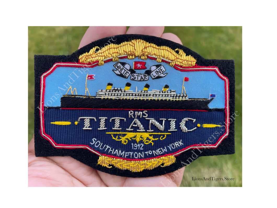Titanic Blazer Badge Professionally Hand Made
