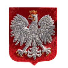 Load image into Gallery viewer, Polish Poland Coat of Arms Blazer Badge / Odznaka Marynarki Polskiej
