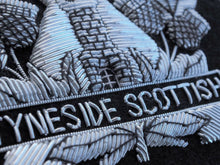 Load image into Gallery viewer, Tyneside Scottish Blazer Badge British Army Silver Bullion Wire New
