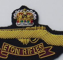 Load image into Gallery viewer, Mod Eton Rifles Shoulder Crown Badge
