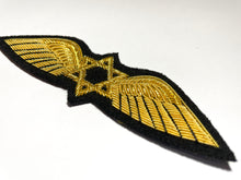 Load image into Gallery viewer, EL AL Israel Airlines Pilot Wings Patch early 1950s Quality Replica
