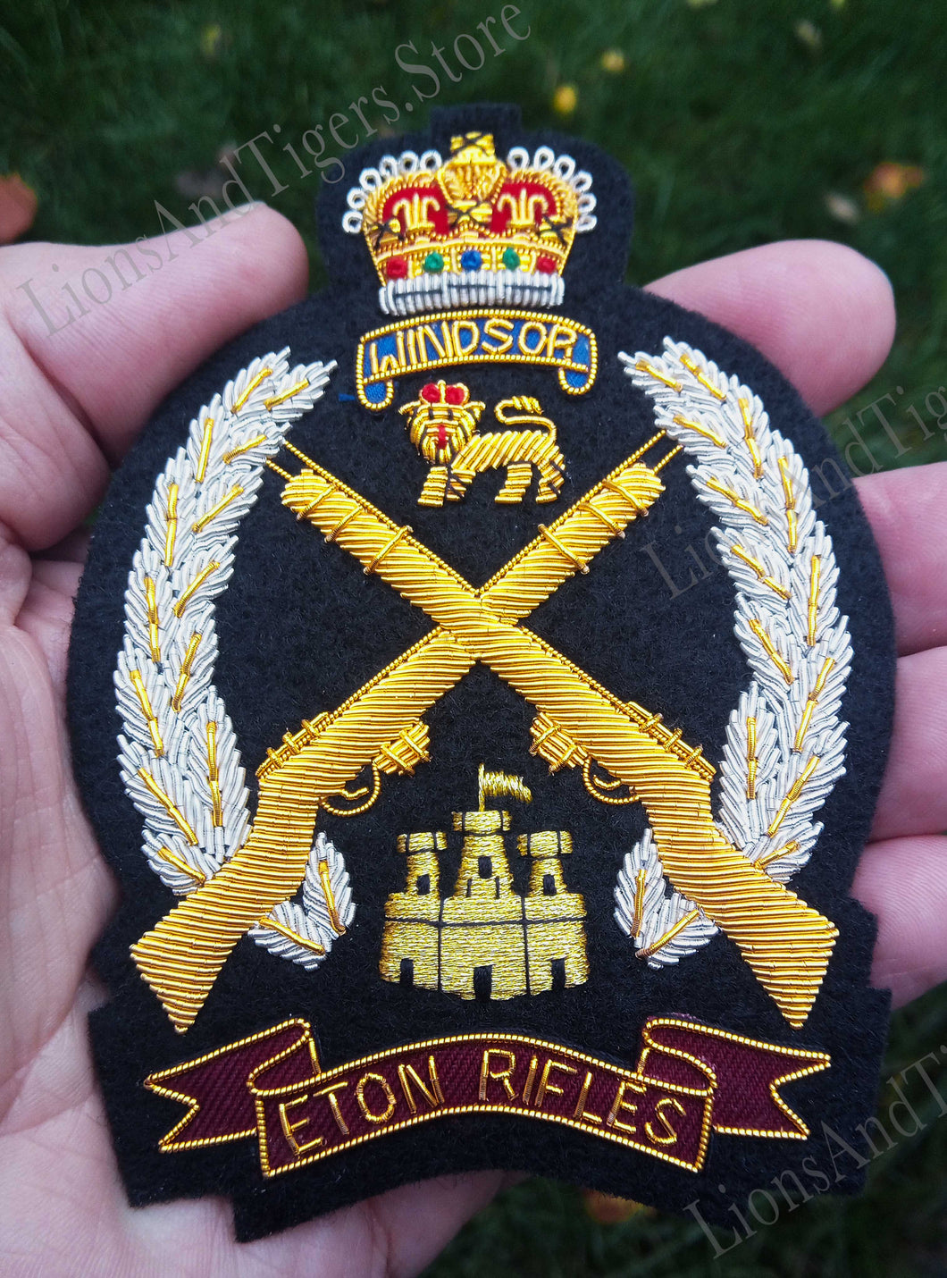 Eton Rifles Blazer Badge