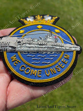 Load image into Gallery viewer, Royal Navy Submarine Service &quot;We Come Unseen&quot; Blazer Badge NEW
