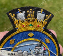 Load image into Gallery viewer, Royal Navy Submarine Service &quot;We Come Unseen&quot; Blazer Badge NEW
