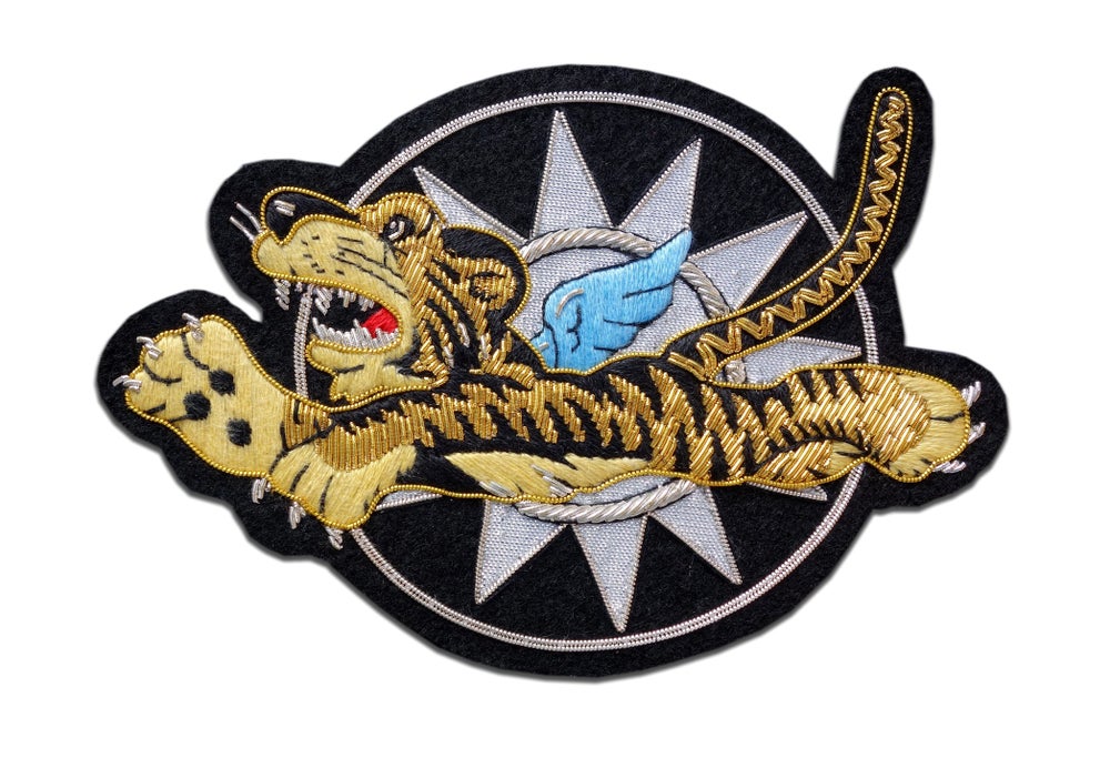 Flying Tigers bomber jacket patch, USAAC, USN